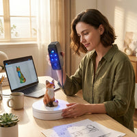 3D Scanner for 3D Printing, Handheld 3D Model Scanner with 0.03Mm High Detailed Precision, 24-Bit Color Camera, Anti-Shake Lenses, Compatible with Windows/Macos, Moose (Standard) — Lifestyle