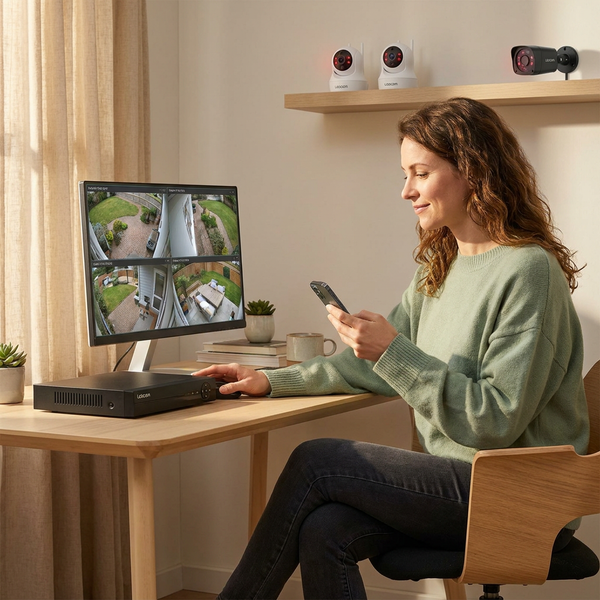Security Camera System Engineered for 24/7 Property Protection, 4K Ultra HD, Smart AI Detection, 2TB Storage
