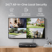 Security Camera System Engineered for 24/7 Property Protection, 4K Ultra HD, Smart AI Detection, 2TB Storage