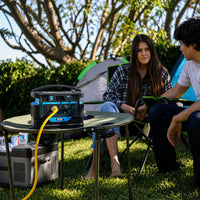 Portable Power Station Built for Silent Backup Power, 518Wh Lithium Battery, Solar Charging, Multiple Outlets