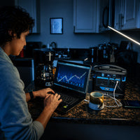 Portable Power Station Built for Silent Backup Power, 518Wh Lithium Battery, Solar Charging, Multiple Outlets