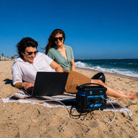 Portable Power Station Built for Silent Backup Power, 518Wh Lithium Battery, Solar Charging, Multiple Outlets