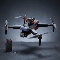 Drones with Camera for Adults 4K, GPS Drone with Obstacle Alert & Auto Return, 54 Mins Flight 3 Batteries, Brushless Motor, Foldable Mini Drone under 249G, 5G Wifi -  P17, Age 14+ (Black,Small) — Studio Shot