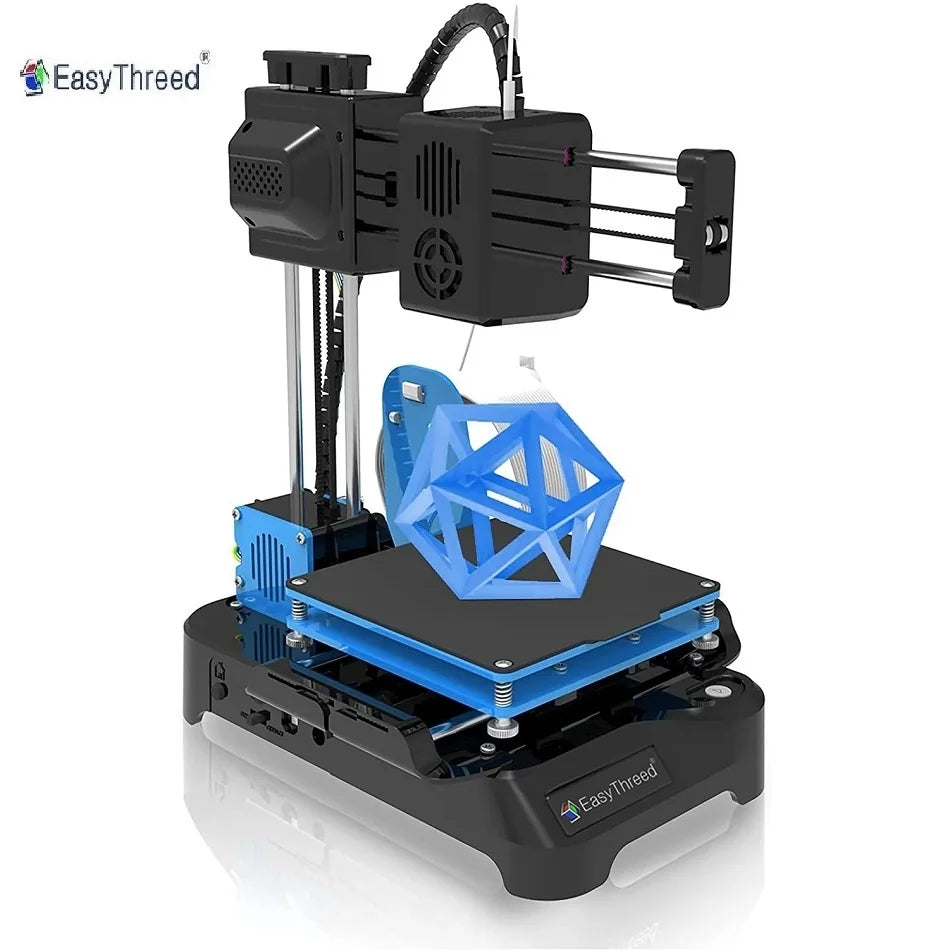 3D Printer K9 Easy to Use One-Click Print Mainboard Magnetic Platform Desktop Mini Printer K7 for Beginner Kid Gift