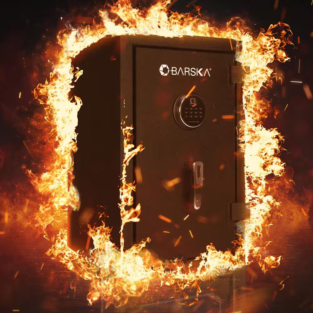 2.02 Cu. Ft. Fireproof Safe with Biometric and Digital Keypad Safe